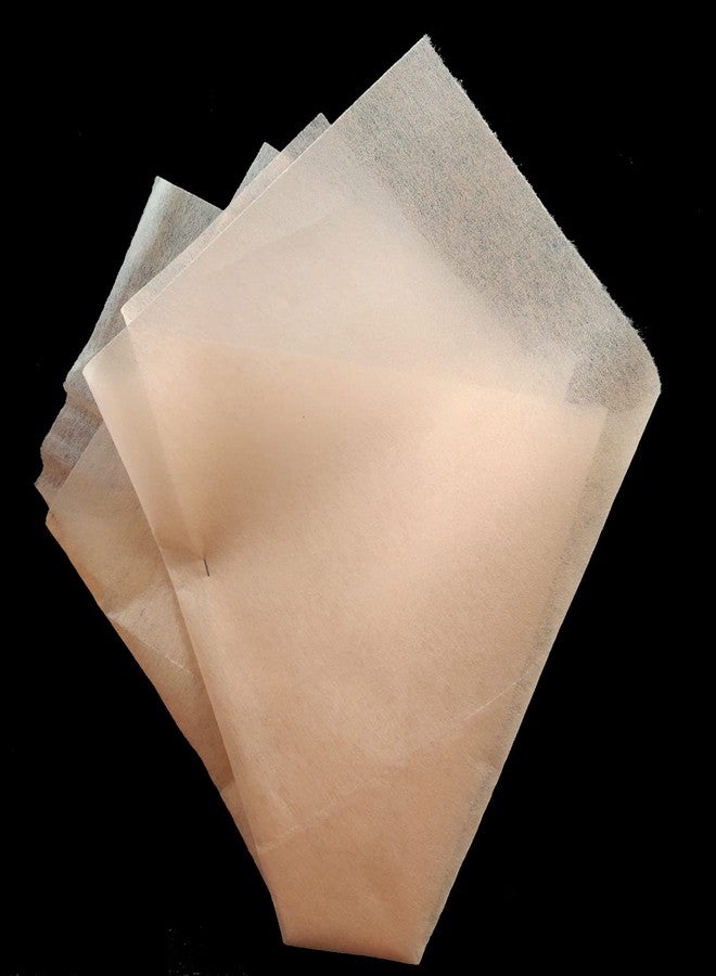3A Featuretail Tissue Paper/Non Woven Fabric for Craft, Pom Pom Flowers Making and Bouquet Wrapping 24 Inch x 28 Inch (Peach Color Tissue, 10 Sheets) - Image 2